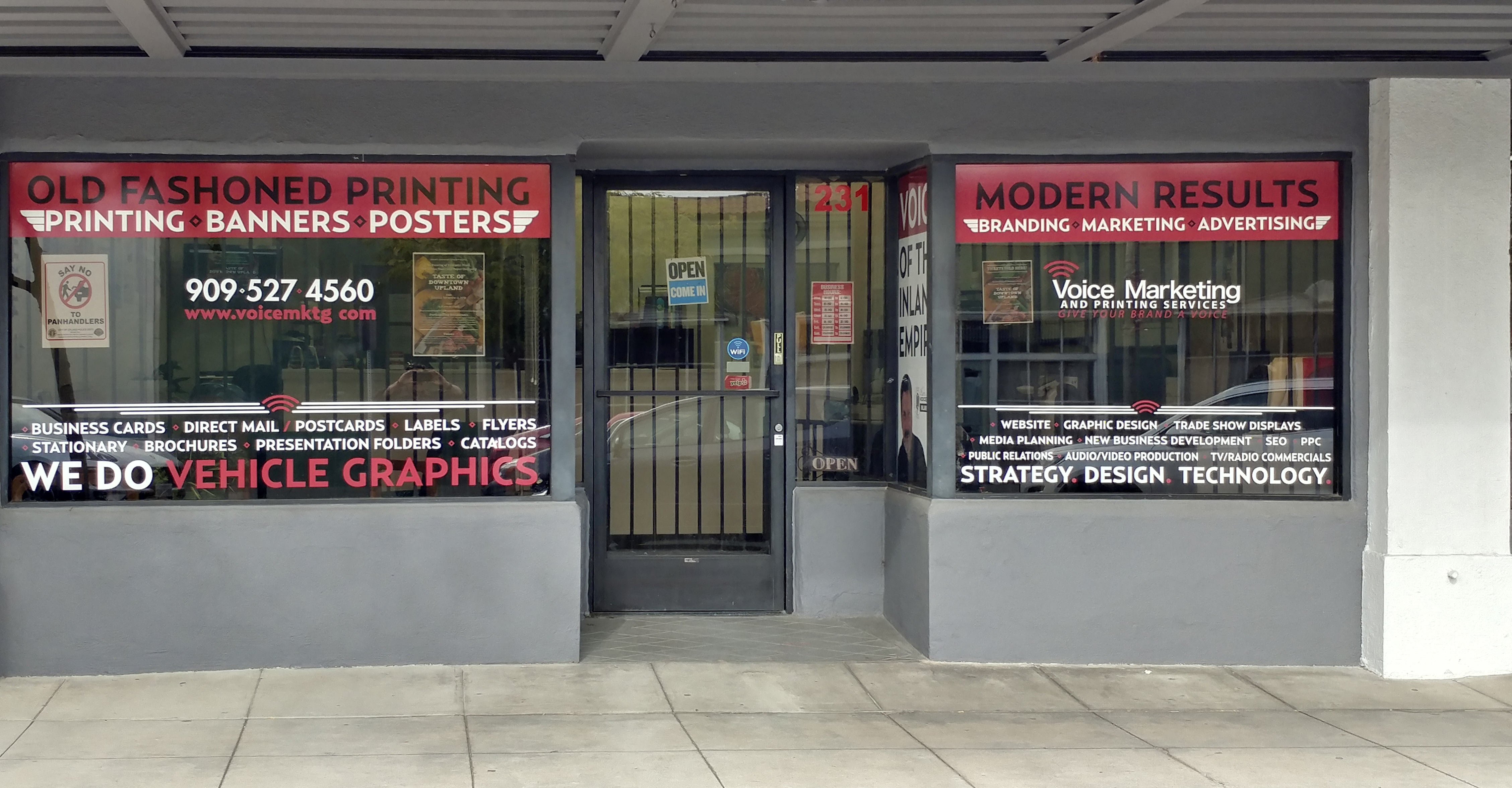 voice marketing store front