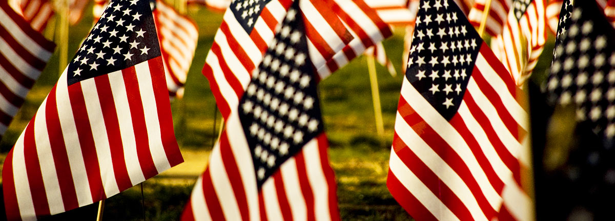 U.S. flags 1200x400